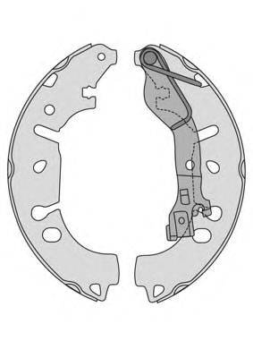 MGA M852 Комплект гальмівних колодок