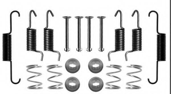 MGA R242 Пружина, гальмівна колодка