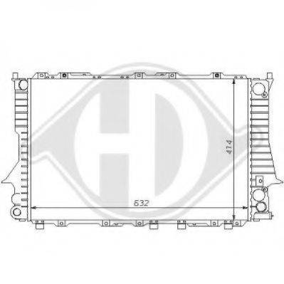 DIEDERICHS 8101141 Радіатор, охолодження двигуна