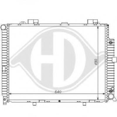 DIEDERICHS 8121161 Радіатор, охолодження двигуна