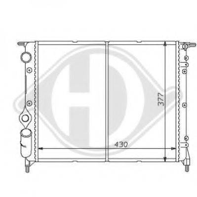 DIEDERICHS 8129170 Радіатор, охолодження двигуна