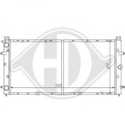 DIEDERICHS 8138138 Радіатор, охолодження двигуна