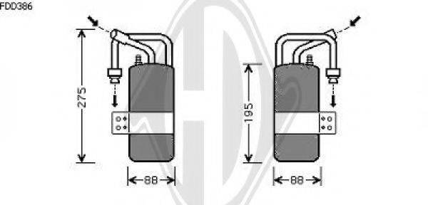 DIEDERICHS 8140403 Осушувач, кондиціонер