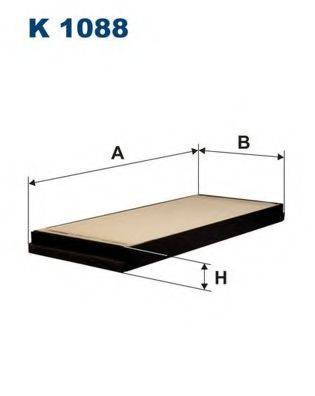 FILTRON K1088 Фільтр, повітря у внутрішньому просторі