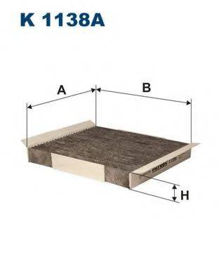 FILTRON K1138A Фільтр, повітря у внутрішньому просторі