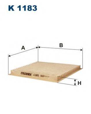 FILTRON K1183 Фільтр, повітря у внутрішньому просторі