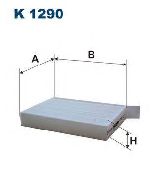 FILTRON K1290 Фільтр, повітря у внутрішньому просторі