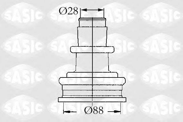 SASIC 4003411 Комплект пильника, приводний вал