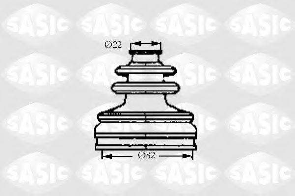 SASIC 4003467 Комплект пильника, приводний вал