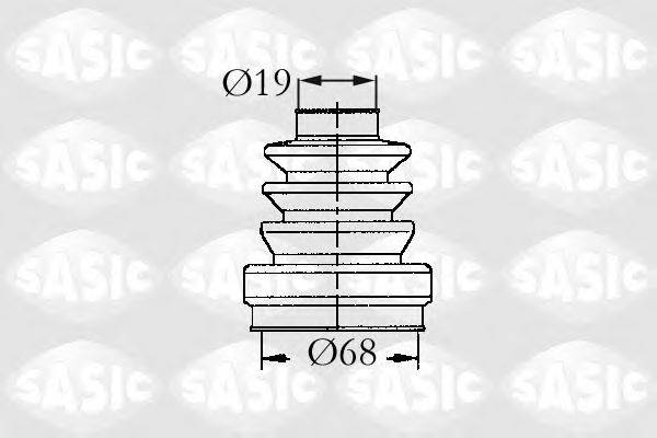 SASIC 9004636 Комплект пильника, приводний вал