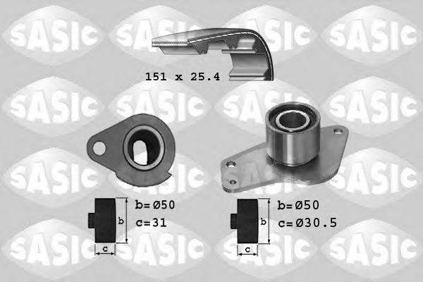 SASIC 1754015 Комплект ременя ГРМ