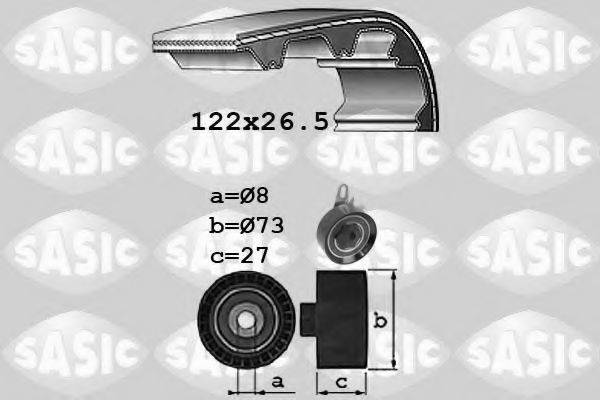 SASIC 1756041 Комплект ременя ГРМ