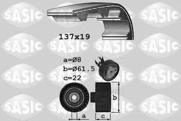 SASIC 1756045 Комплект ременя ГРМ