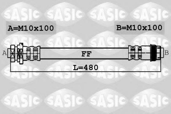 SASIC 6604029 Гальмівний шланг