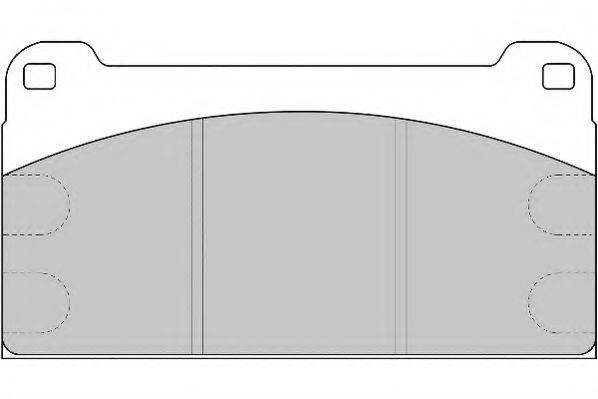 DURON DCV958 Комплект гальмівних колодок, дискове гальмо