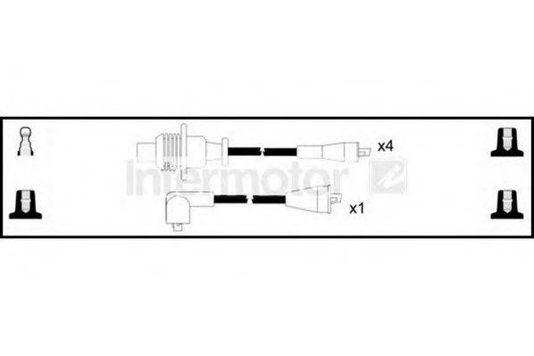 STANDARD 73252 Комплект дротів запалювання