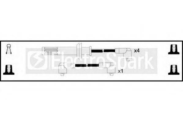 STANDARD OEK044 Комплект дротів запалювання