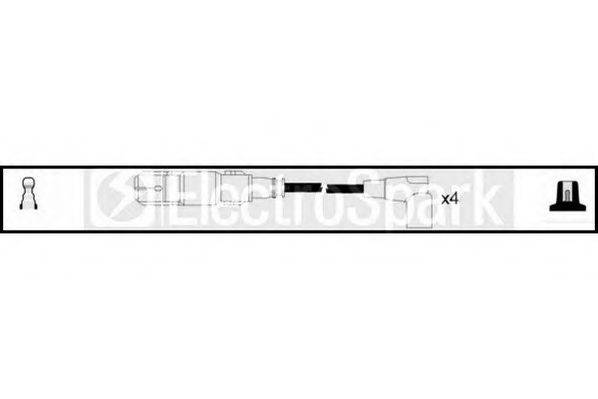 STANDARD OEK387 Комплект дротів запалювання