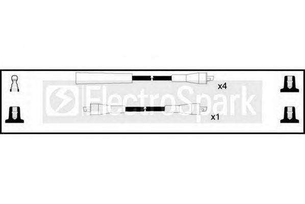 STANDARD OEK251 Комплект дротів запалювання