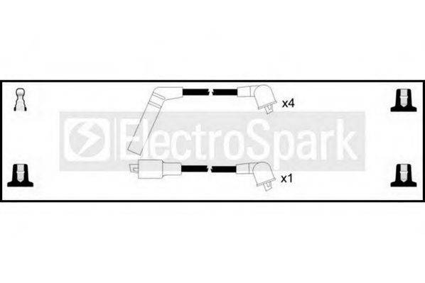 STANDARD OEK726 Комплект дротів запалювання