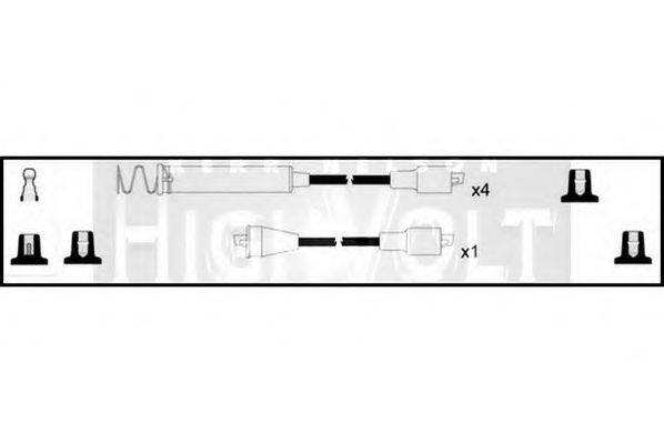 STANDARD OEF349 Комплект дротів запалювання