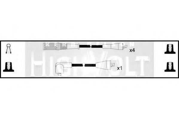 STANDARD OEF970 Комплект дротів запалювання