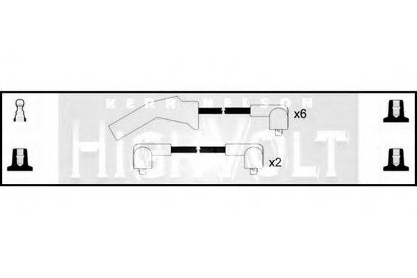 STANDARD OEF139 Комплект дротів запалювання