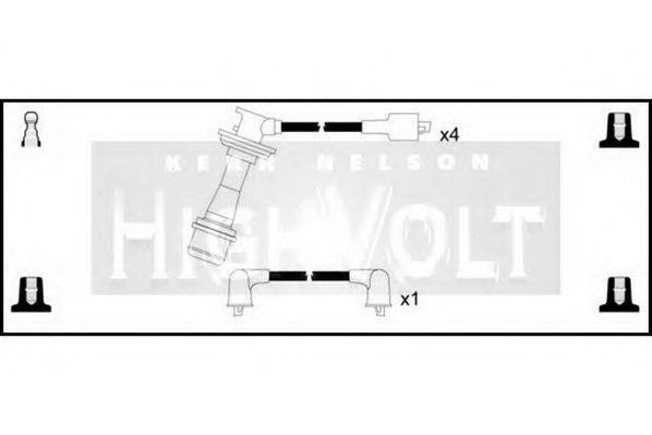 STANDARD OEF244 Комплект дротів запалювання