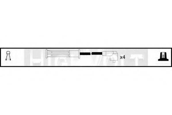 STANDARD OEF988 Комплект дротів запалювання