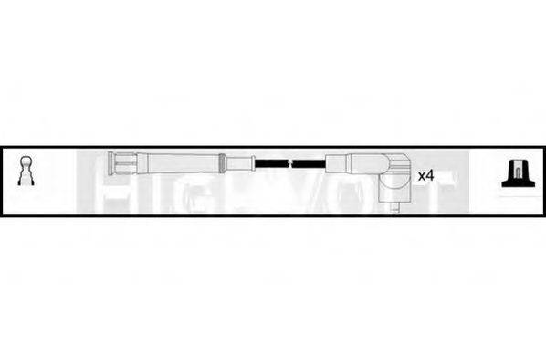 STANDARD OEF961 Комплект дротів запалювання