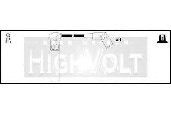 STANDARD OEF665 Комплект дротів запалювання