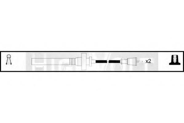 STANDARD OEF760 Комплект дротів запалювання