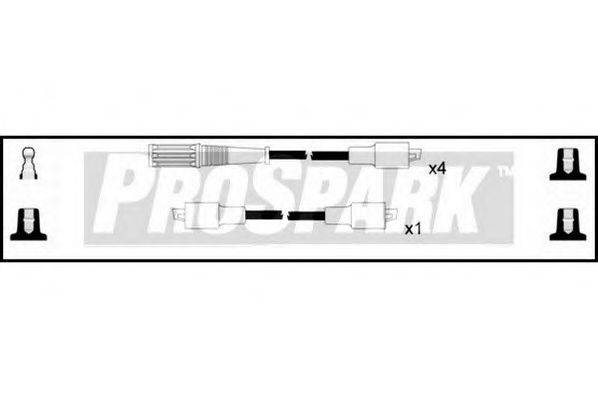 STANDARD OES345 Комплект дротів запалювання