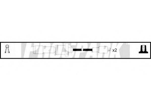 STANDARD OES988 Комплект дротів запалювання