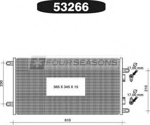 STANDARD F453266 Конденсатор, кондиціонер