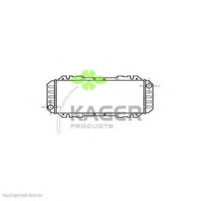 KAGER 310310 Радіатор, охолодження двигуна