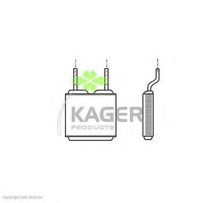 KAGER 320082 Теплообмінник, опалення салону