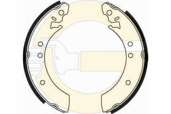 GIRLING 5160861 Комплект гальмівних колодок