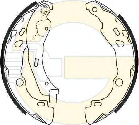 GIRLING 5184554 Комплект гальмівних колодок