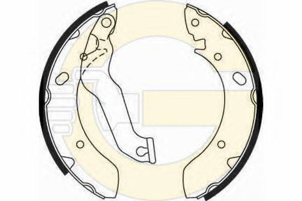 GIRLING 5185699 Комплект гальмівних колодок