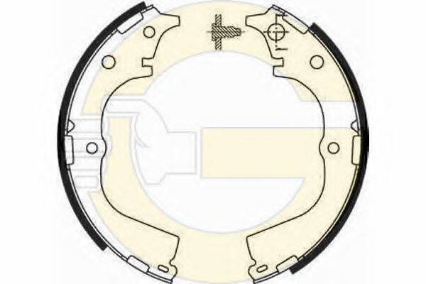 GIRLING 5185939 Комплект гальмівних колодок