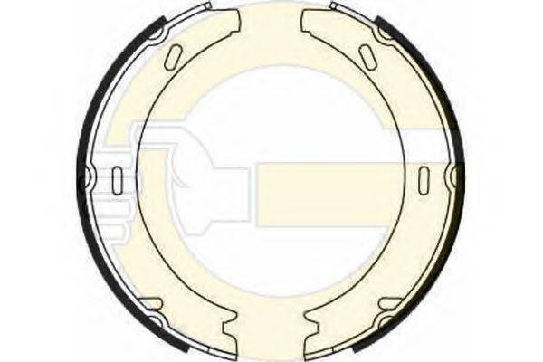 GIRLING 5185952 Комплект гальмівних колодок, стоянкова гальмівна система
