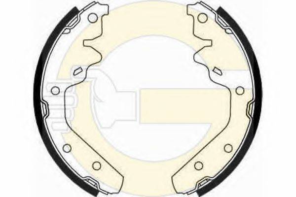 GIRLING 5186449 Комплект гальмівних колодок