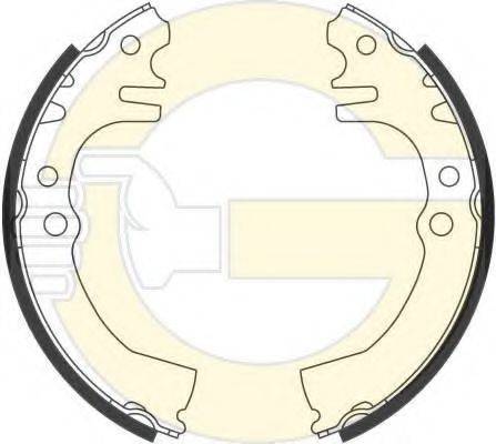 GIRLING 5186999 Комплект гальмівних колодок