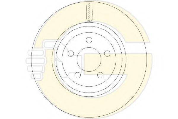 GIRLING 6062445 гальмівний диск