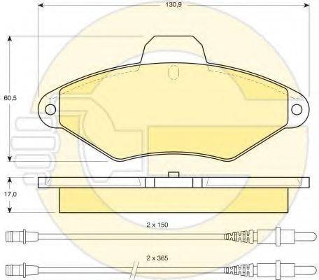 GIRLING 6410383 Комплект гальм, дисковий гальмівний механізм