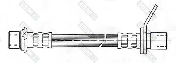GIRLING 9001393 Гальмівний шланг