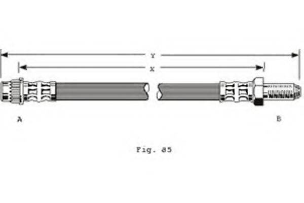 GIRLING 9002303 Гальмівний шланг