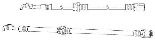 KAWE 512604 Гальмівний шланг