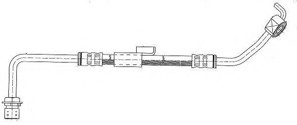 KAWE 510547 Гальмівний шланг